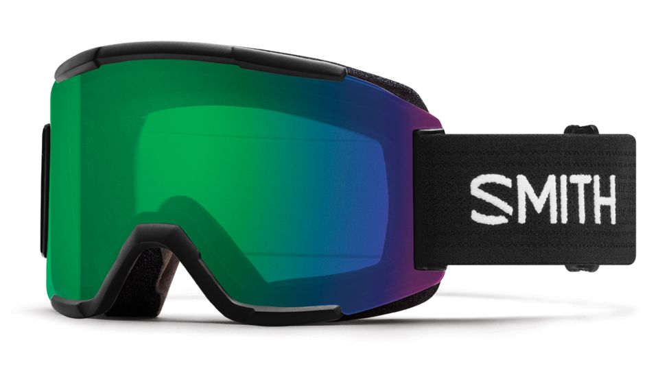 Suncloud Polarized Optics Squad Goggle Asian Fit-Black-ChromaPop Everyday Green Mirror