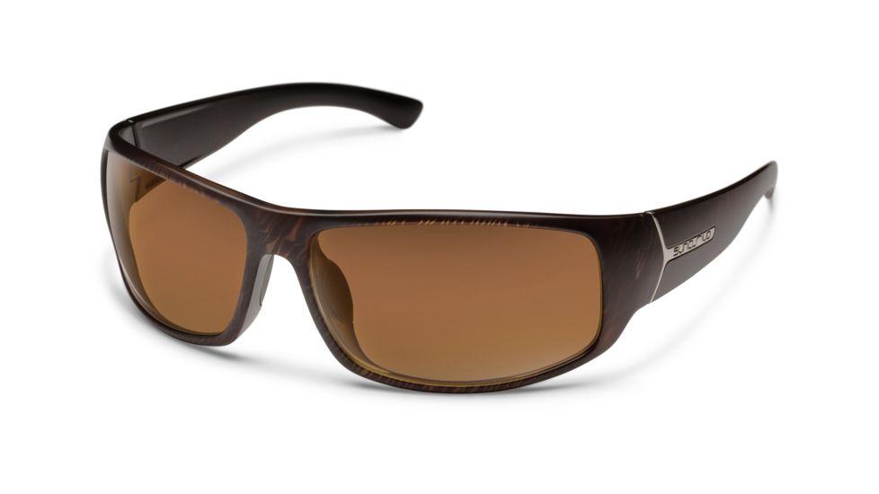 Suncloud Polarized Optics Turbine Sunglasses, Blackened Tortoise S-TUPPBRTT