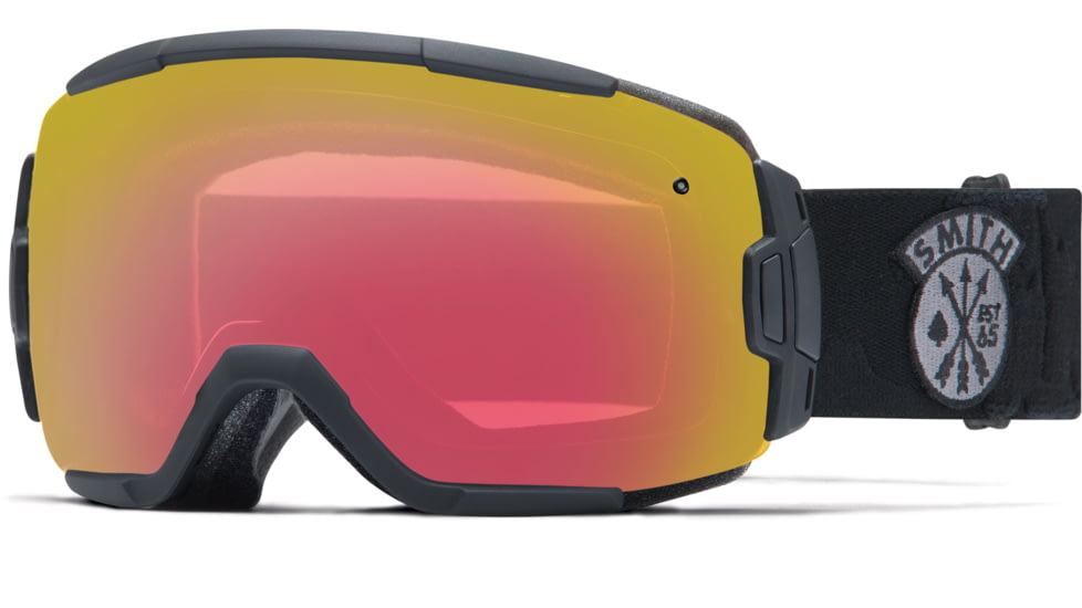 Suncloud Polarized Optics Vice Goggle-Black Sabotage-Red Sensor Mirror