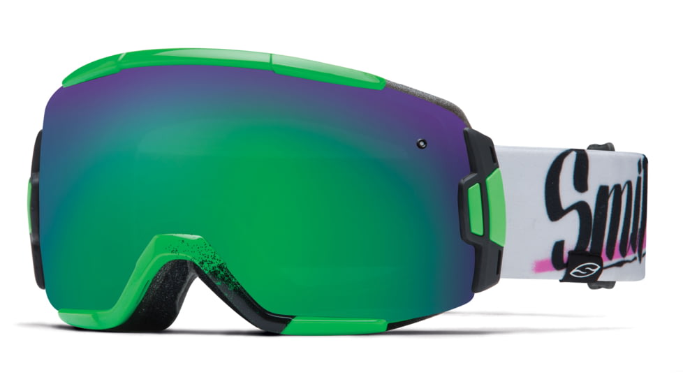 Suncloud Polarized Optics Vice Goggle-Neon Baron Von Fancy-Green Sol-X Mirror