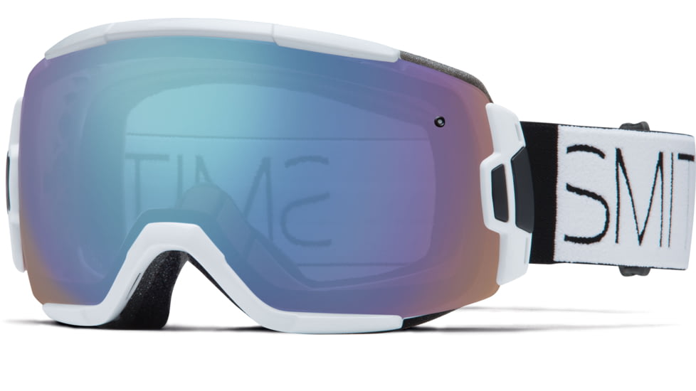 Suncloud Polarized Optics Vice Goggle-White Block-Blue Sensor Mirror