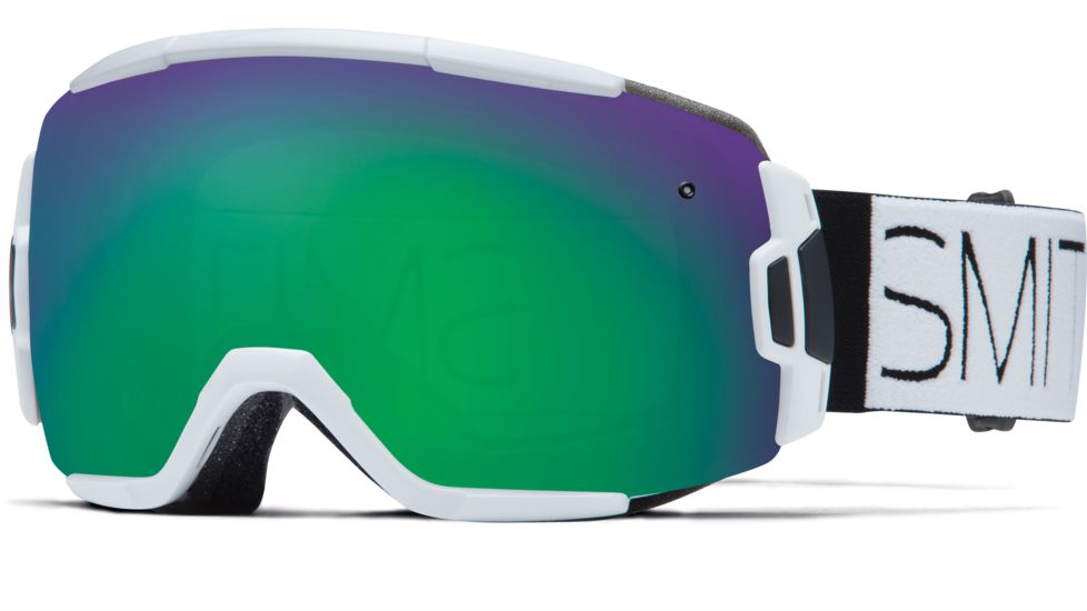 Suncloud Polarized Optics Vice Goggle-White Block-Green Sol-X Mirror
