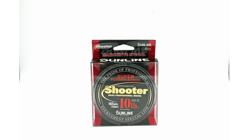 Sunline Shooter Marionette Special - 10 lb, 165 yds - 100% Fluoro, clear, 60073946