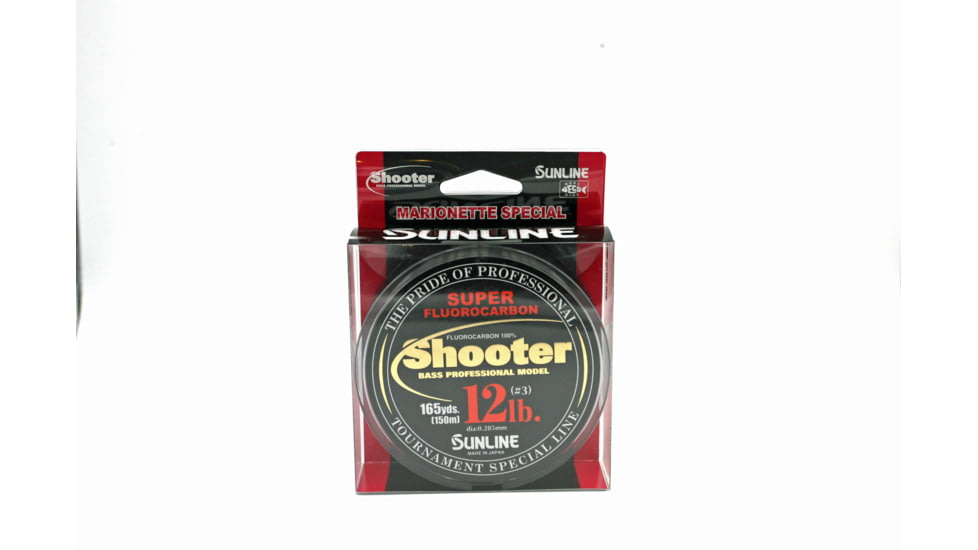 Sunline Shooter Marionette Special - 12 lb, 165 yds - 100% Fluoro, clear, 60073948
