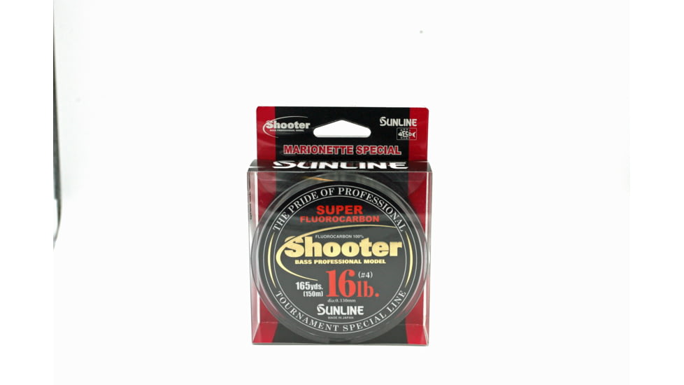 Sunline Shooter Marionette Special - 16 lb, 165 yds - 100% Fluoro, clear, 60073952