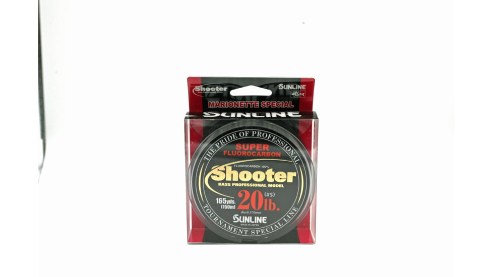 Sunline Shooter Marionette Special - 20 lb, 165 yds - 100% Fluoro, clear, 60073956