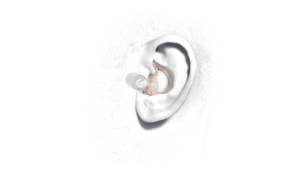 SureFire COMPLY FOAM TIPPED, FULL BLOCK EARPLUGS, MEDIUM, 25 PAIR, CLEAR, Clear, Medium, EP10-MPR-BULK