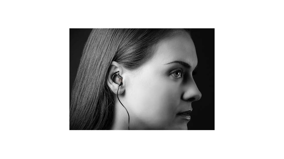 SureFire COMPLY FOAM TIPPED, FULL BLOCK EARPLUGS, MEDIUM, 25 PAIR, CLEAR, Clear, Medium, EP10-MPR-BULK