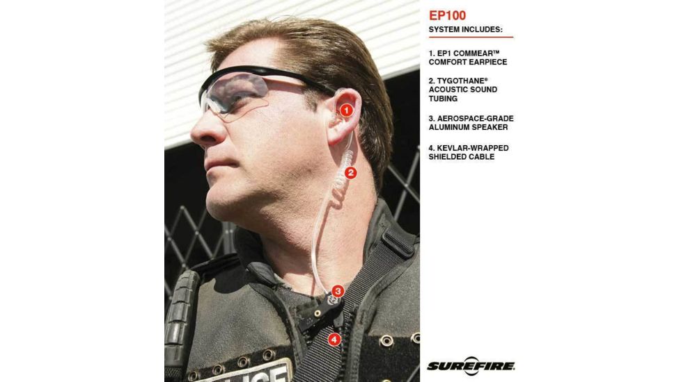 Surefire EP100 Listen-Only Radio Comm System