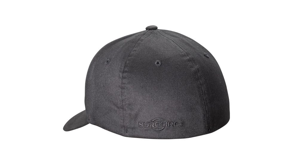 SureFire Flexfit Tonal Cap,Black,S/M HAT-SF-BK-01