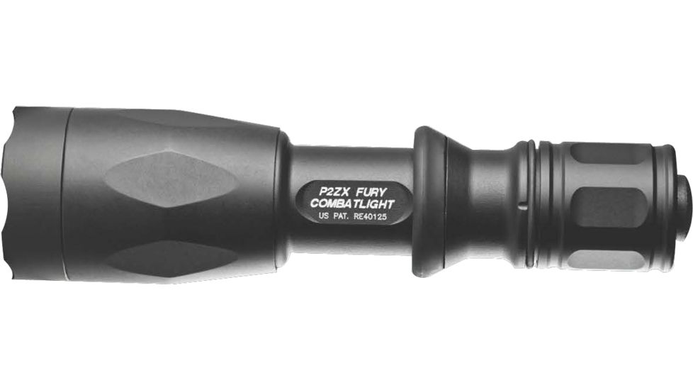 Surefire Fury Combatlight Single Stage 500 Lumen LED Flashlight with 2 123A Lithium Batteries 