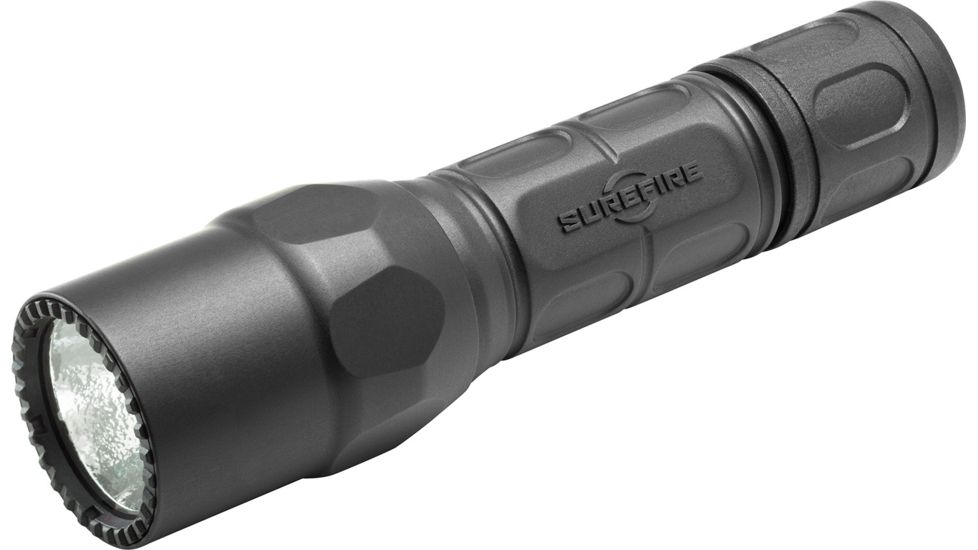 SureFire Pro Flashlight, Dual Output LED, Black, NSN 6230-01-617-9616, G2X-D-BK