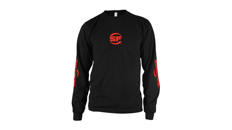 Surefire Long Sleeve Shirt, Black, Surefire, Large