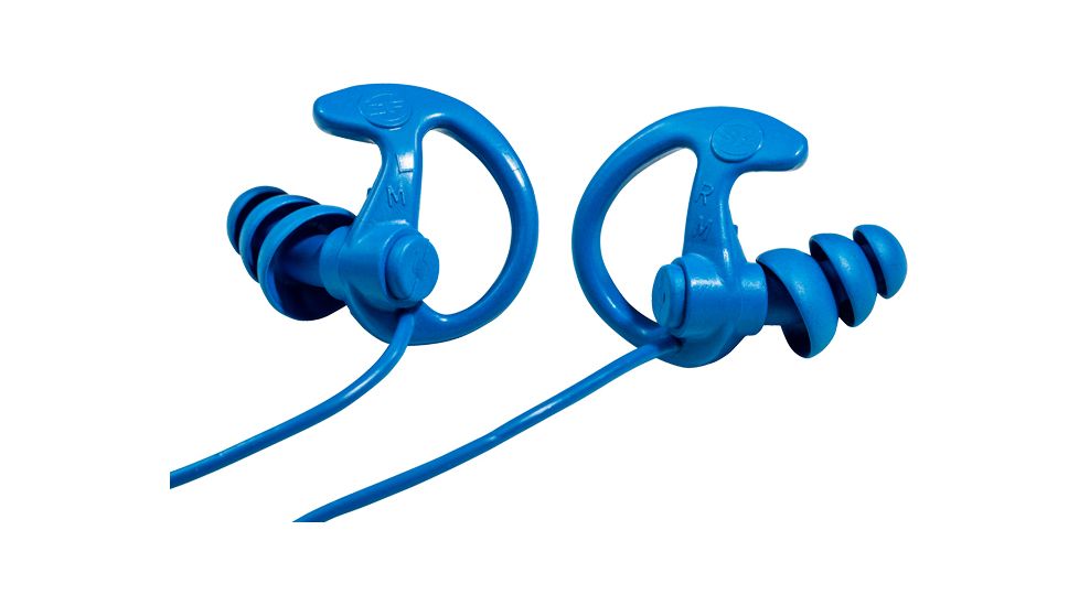 SureFire Sonic Defender Cobalt Max Earplugs, Blue, Large EP9-BL-LPR