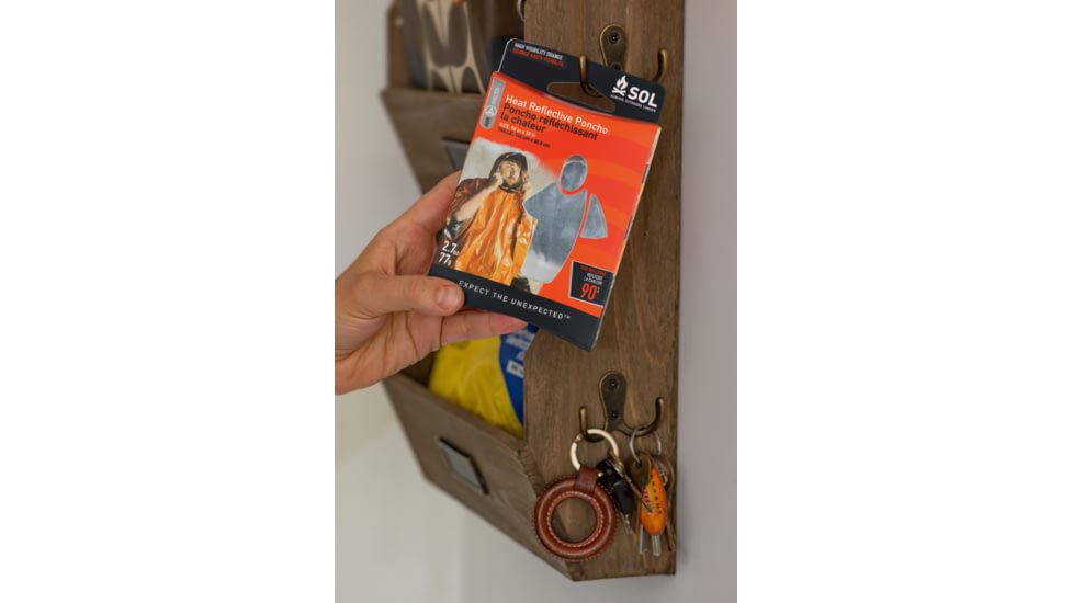 Survive Outdoors Longer Heat Reflective Poncho, 0140-6001