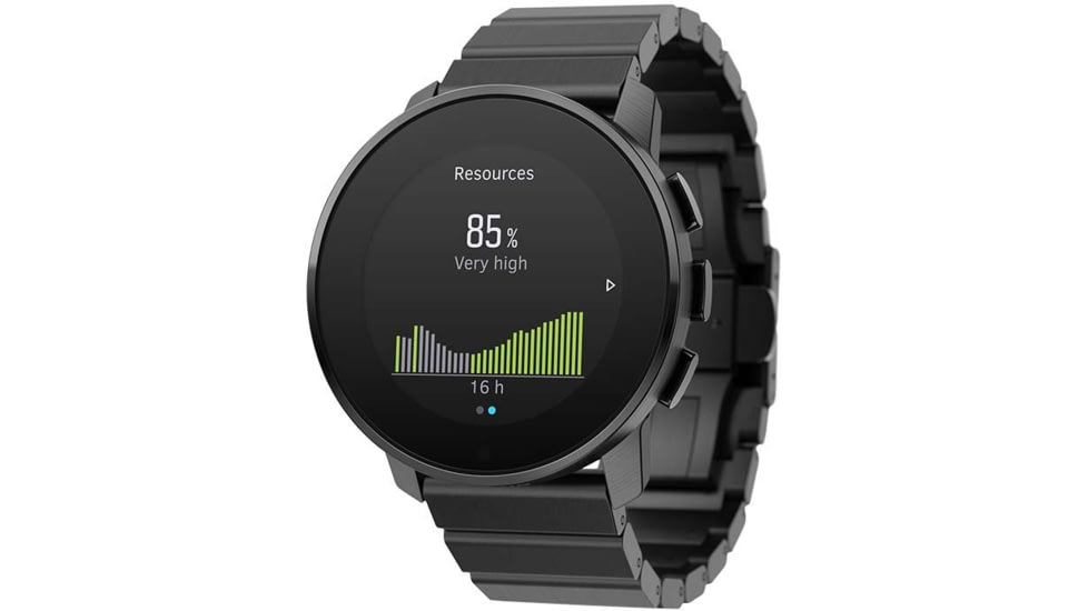 Suunto 10 Peak Watches Full Titanium, Black, One Size, SS050759000