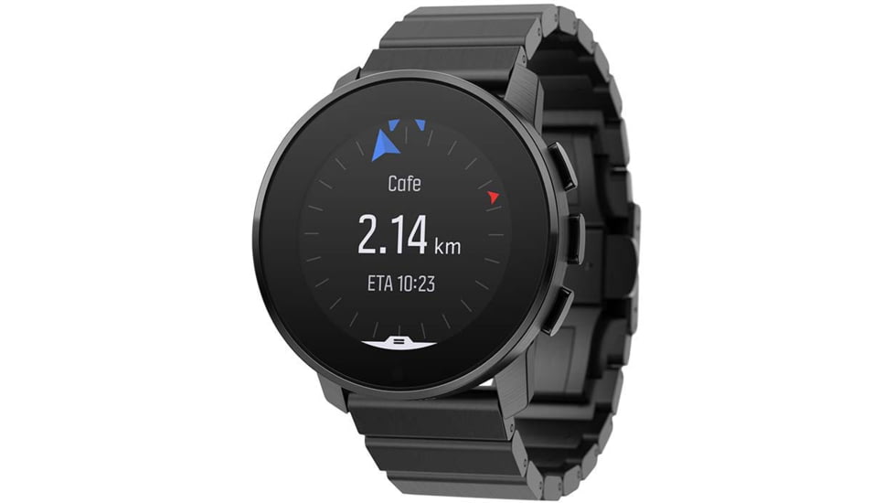 Suunto 10 Peak Watches Full Titanium, Black, One Size, SS050759000