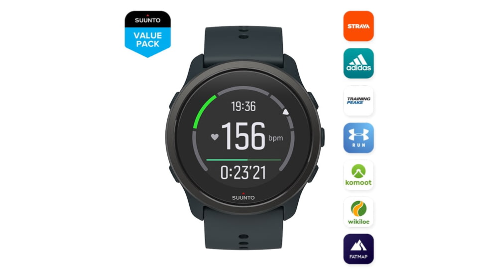 Suunto 5 Peak Watches, Cave Green, SS050730000