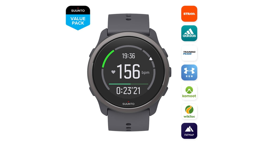 Suunto 5 Peak Watches, Dark Heather, SS050729000