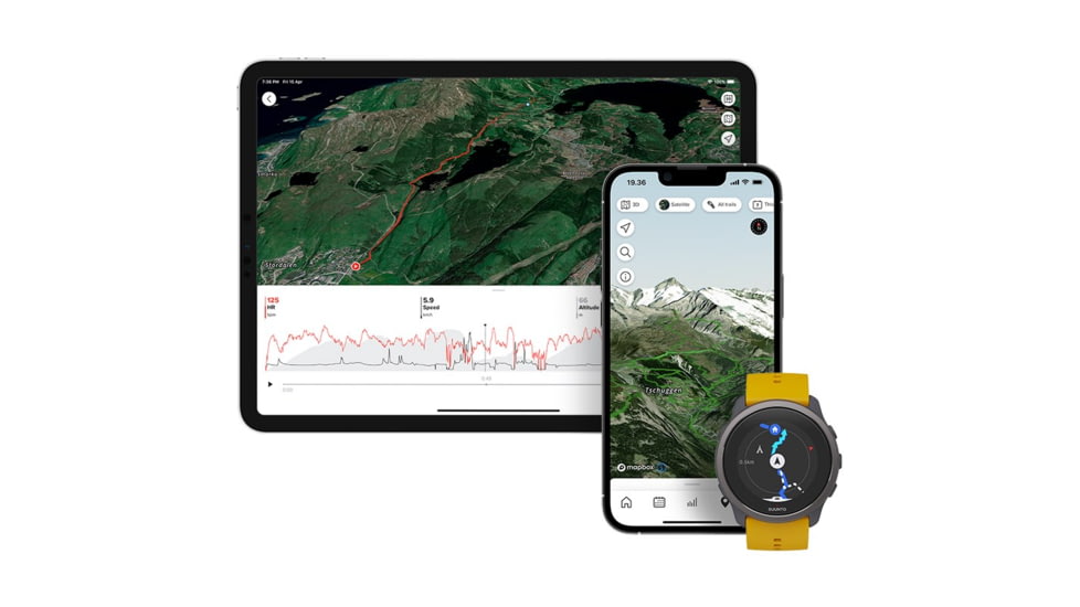 Suunto 5 Peak Watches, Ochre, SS050731000