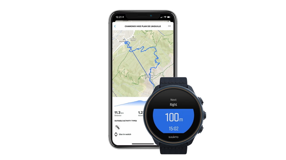 Suunto 9 G1 Baro Watches, Titanium Granit Blue, SS050565000