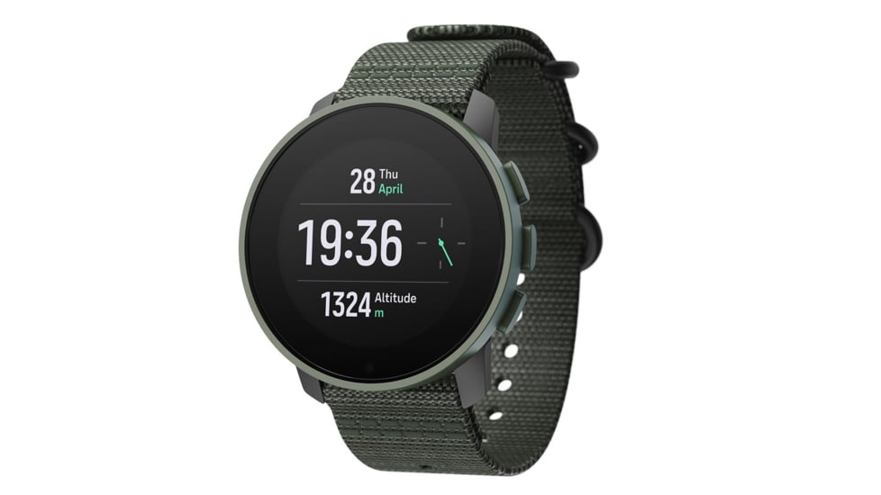 Suunto 9 Peak Pro Watches, Green, One Size, SS050828000
