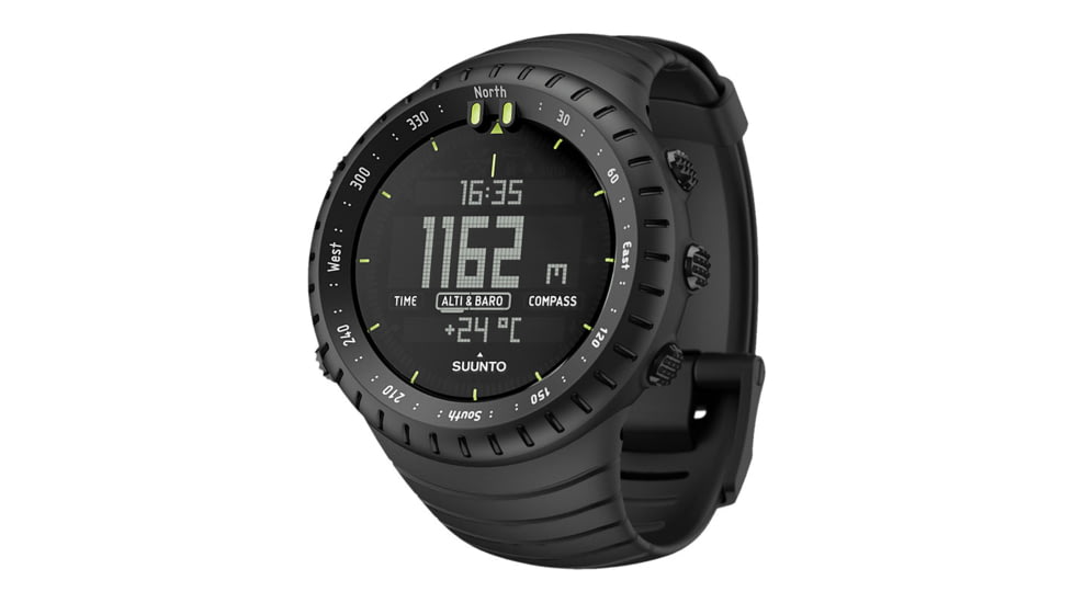 Suunto Core Watch w/ Altimeter and Compass, Black, One Size, SS014279010