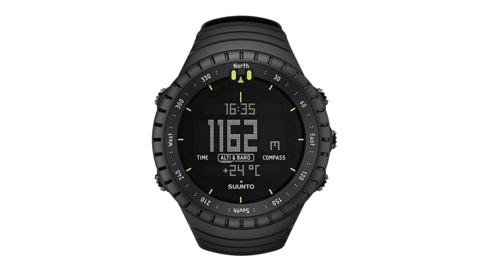 Suunto Core Watch w/ Altimeter and Compass, Black, One Size, SS014279010