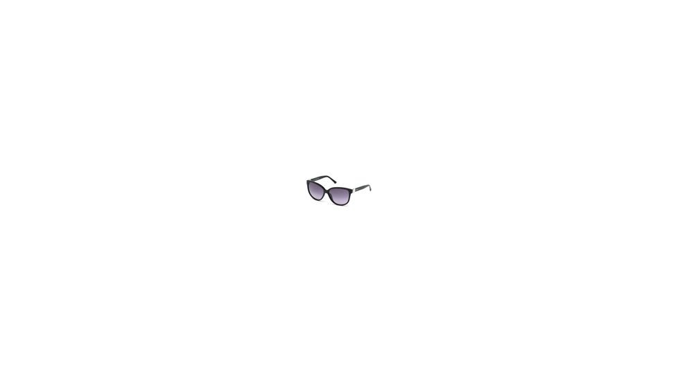 Swarovski SK0120 Sunglasses - Shiny Black Frame Color, Gradient Smoke Lens Color