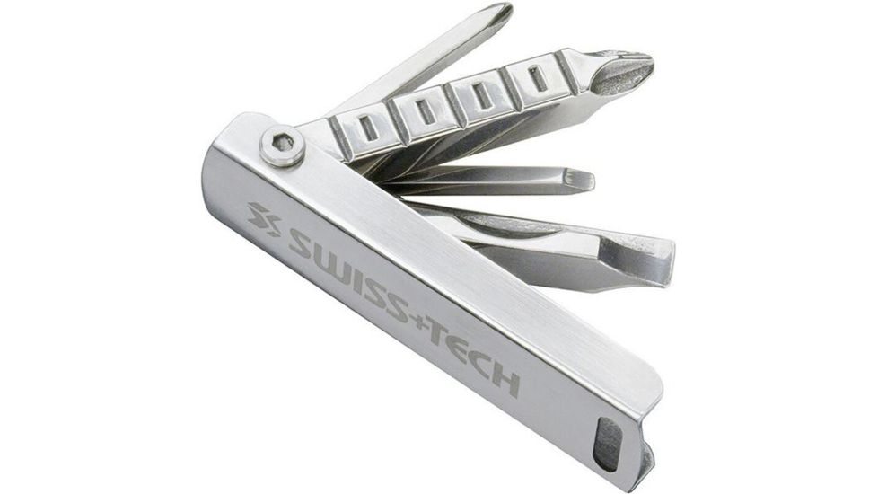 SwissTech Screwz All 6-1 Multi-Tool, Stainless Steel SACSSS-6-NA