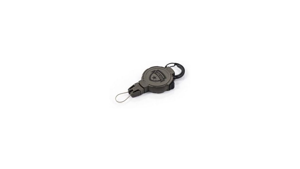 T-Reign Retractable Gear Tether Hunting Series, Xtra Duty, 14oz w/ 36in Kevlar Cord, Carabiner, Camo, Large 0TRG-241