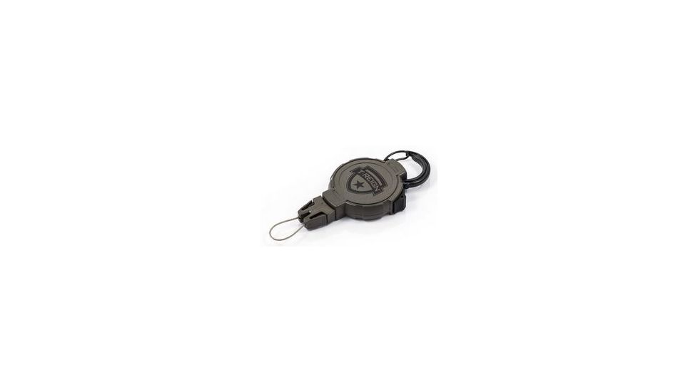 T-REIGN Retractable Gear Tether HUNTING SERIES - LRG 10 - 48" Inch Kevlar Cord - CARABINER, Camo, Large GEN1-0TR0-025