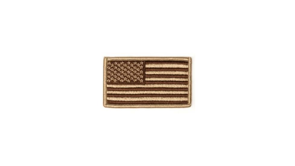 Tac Shield American Flag Patch Coyote 03802