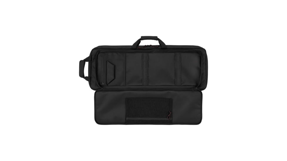 Tac-Six 34in Lockable Cohort Vertical Tactical Gun Case, Backpack Straps &amp; Conceal Carry Pocket, Black, 10824