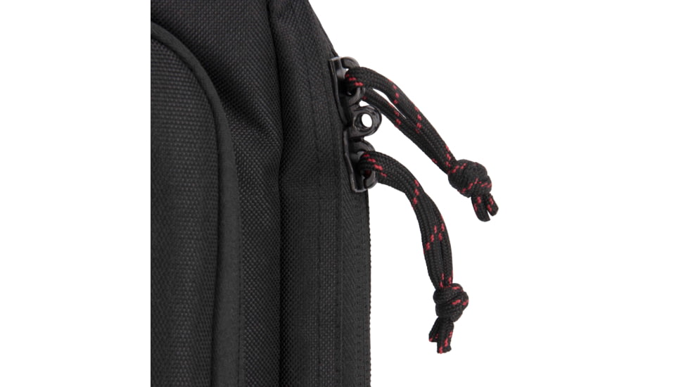 Tac-Six 34in Lockable Cohort Vertical Tactical Gun Case, Backpack Straps &amp; Conceal Carry Pocket, Black, 10824