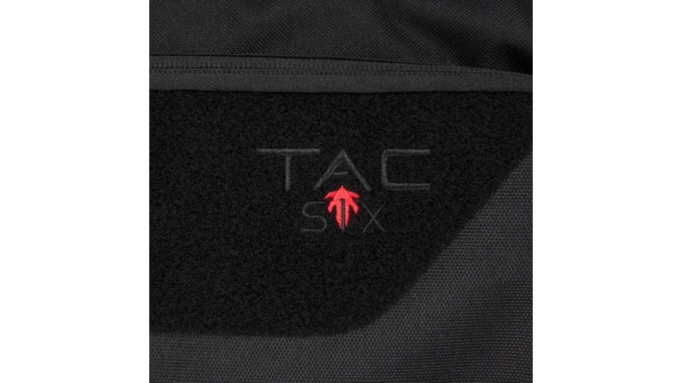 Tac-Six 34in Lockable Cohort Vertical Tactical Gun Case, Backpack Straps &amp; Conceal Carry Pocket, Black, 10824