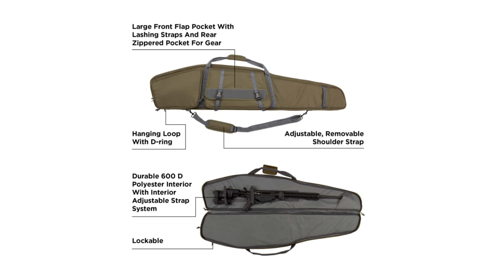 Tac-Six Pride6 Garrison Rifle Case, Od Green, 55in, 10954