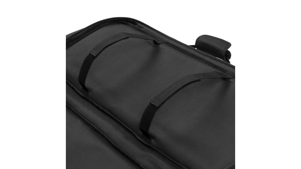 Tac-Six Tac-Six Polyester Ghost Vertical Tactical Gun Case w/Backpack Straps and Pocket, Lockable, Zipper, 34in Long, Stitched Webbing Handle, Padded Lining, Black, 10831