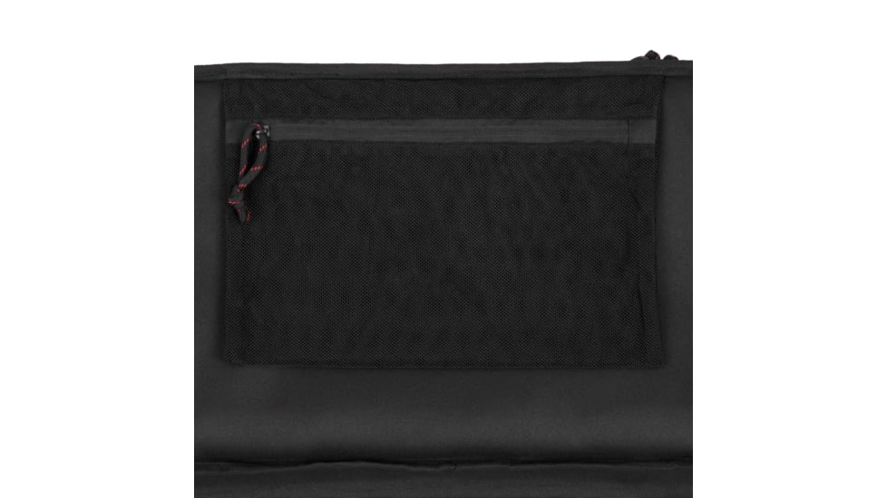 Tac-Six Tac-Six Polyester Ghost Vertical Tactical Gun Case w/Backpack Straps and Pocket, Lockable, Zipper, 34in Long, Stitched Webbing Handle, Padded Lining, Black, 10831