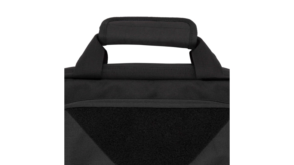 Tac-Six Tac-Six Polyester Ghost Vertical Tactical Gun Case w/Backpack Straps and Pocket, Lockable, Zipper, 34in Long, Stitched Webbing Handle, Padded Lining, Black, 10831