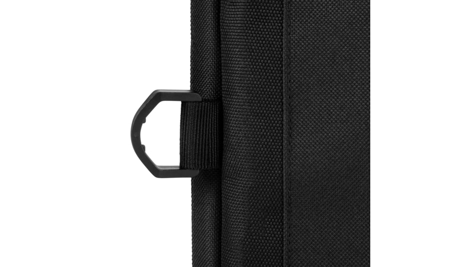 Tac-Six Tac-Six Polyester Ghost Vertical Tactical Gun Case w/Backpack Straps and Pocket, Lockable, Zipper, 34in Long, Stitched Webbing Handle, Padded Lining, Black, 10831