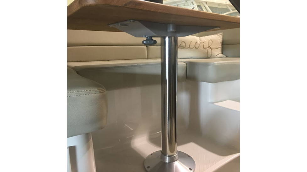 TACO Marine 28.625in High Table Pedestal Post For 3in Base And Support Ribbed, Z76-9271VEL28.63-1