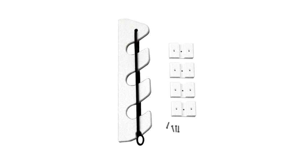 TACO Marine 3-Rod Poly Bungee Rod Holder Rack - White 45929
