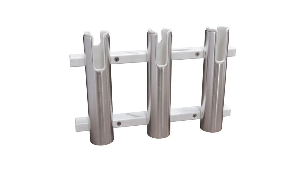 TACO Marine 3-Rod Rack Holder Aluminum/Poly 68776