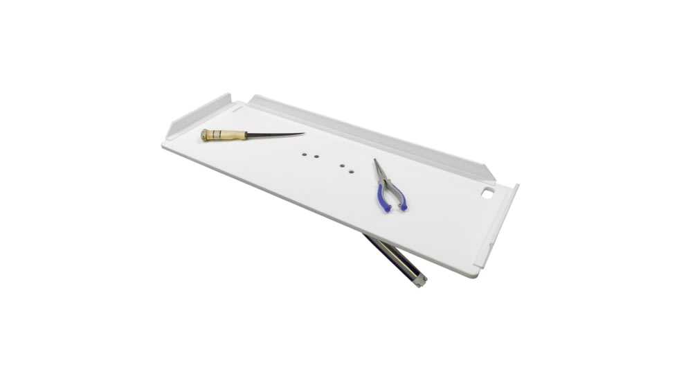 TACO Marine 32" Poly Filet Table w/Adjustable Gunnel Mount - White 45933