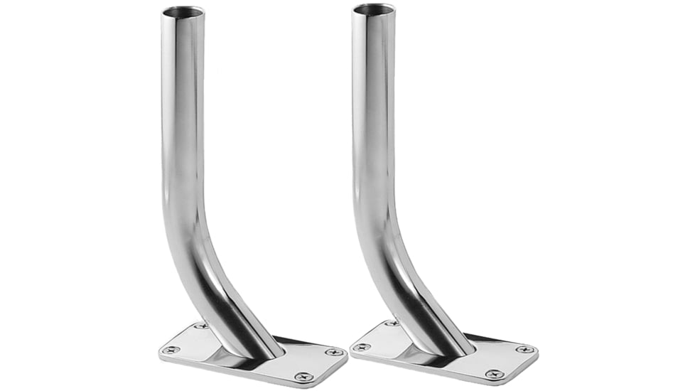 TACO Marine Base Gunnel Mounts pair f/1-1/2" Poles Striker 45792