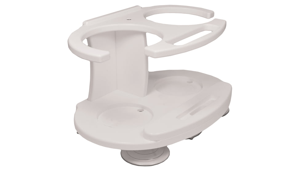 TACO Marine Double Tumbler Poly Drink Holder - White 63779