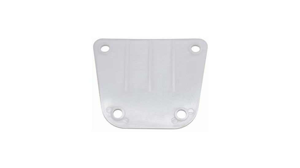 TACO Marine Side Mount Table Pedestal Receptor Backing Plate - White, Delrin, F40-0018WHC-A