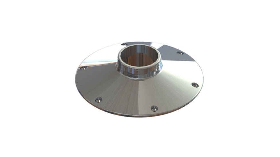 TACO Marine Surface-Mount Pedestal Table Base For 2.375in Post 9.875in Base, Z10-4075BLY60MM