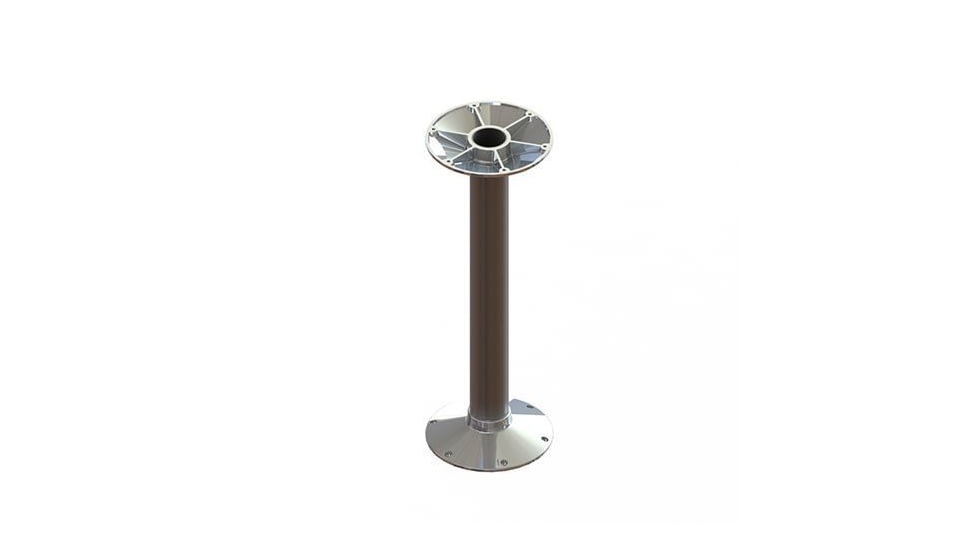 TACO Marine Surface-Mount Pedestal Table Base For 2.375in Post 9.875in Base, Z10-4075BLY60MM